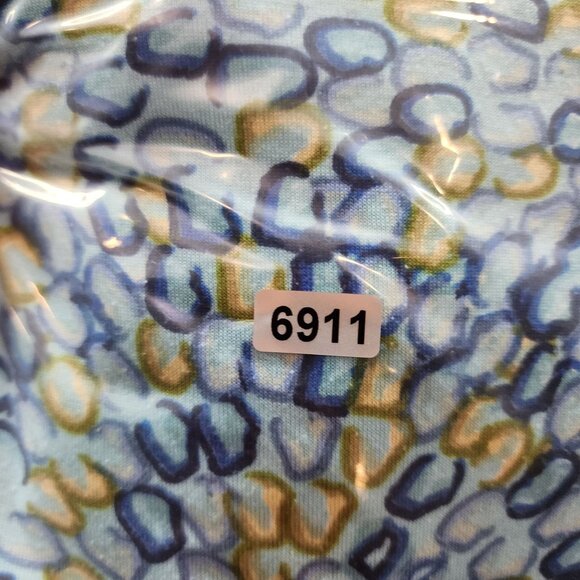 Womens LuLaRoe Simply Comfortable A-Line Dress Blue & Green Abstract Print XS - Picture 8 of 8